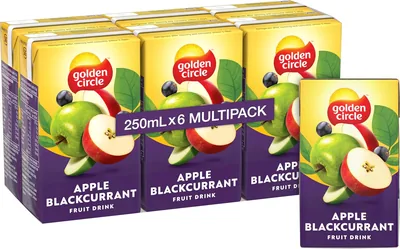 Golden Circle Apple & Blackcurrant Fruit Drink Poppers Multipack Best Deal