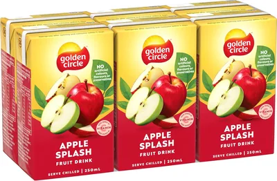 Golden Circle Apple Splash Fruit Drink Poppers Multipack