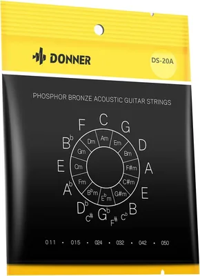 Donner Acoustic Guitar Strings 11-50 - 11% Off