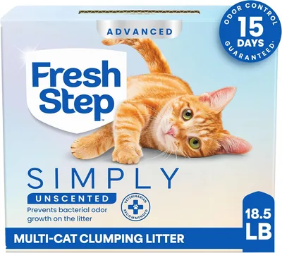 Fresh Step Simply Unscented Cat Litter 18.5lb Best Deal