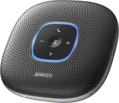 Anker PowerConf Bluetooth Speakerphone 6 Mic, 24hr Call Time