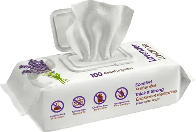 Pet Grooming Wipes for Dogs & Cats, 100 Pack, Plant-Based Deodorizer