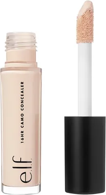 Corrector e.l.f. Cosmetics 16HR Camo Light Ivory Marfil Claro, Cobertura Total y Acabado Mate