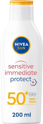 NIVEA SUN Sensitive Protect Lotion SPF50, 200ml - Save 38%