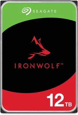 Seagate IronWolf 12 TB, NAS-Interne Festplatte HDD, 9 cm, 7200 U/min, CMR, 256 MB Cache, SATA 6 GB/s, Silber, Inkl. Datenrekonstruktion