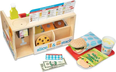 Melissa and Doug Slice & Stack Sandwich Counter