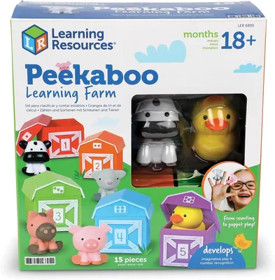 Peekaboo Learning Farm - Toddler Farm Animals Set