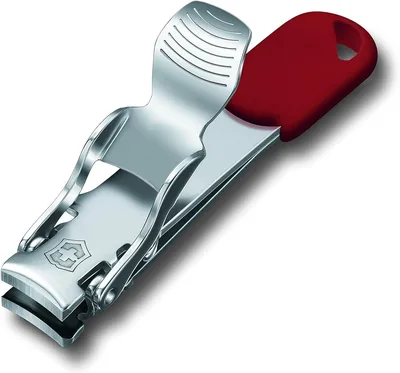 Victorinox Nagknipare (2 funktioner, nagknipare, fixeringskring), stål, svenskt gjort, röd - Best Deal
