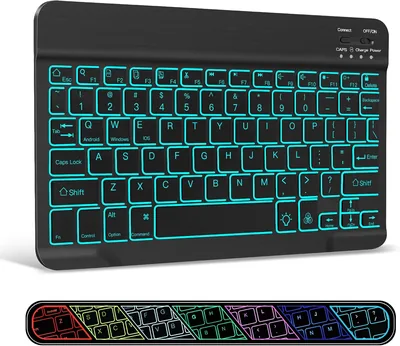 XIWMIX Slim 7 Color Backlit Bluetooth Keyboard Best Deal