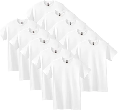 Gildan T-shirt dla mężczyzn z grubej bawełny, styl G5000 (10 w zestawie) - Najlepszy Ceny