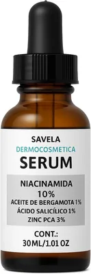 Suero Niacinamida 10% + Aceite de Bergamota + Ácido Salicilico + Zinc PCA, Limpiador y Hidratante Facial, Ilumina - ¡Mejor Precio!