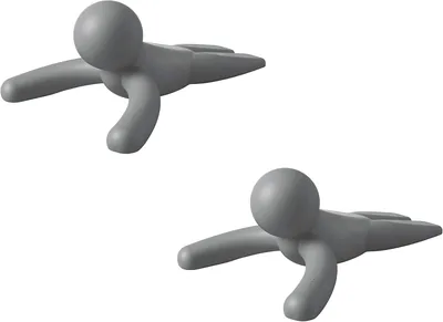 Umbra Buddy Doorstop Set of 2 Charcoal