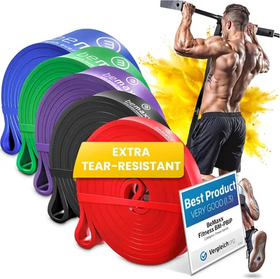 Raser Fitness Resistensbänder + Träningse-bok, Hemgymutrustning | Stärke Övering