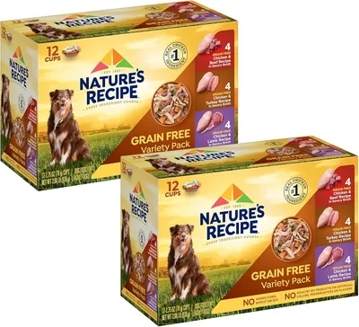 Nature's Recipe Grain Free Wet Dog Food Variety Pack Best Deal