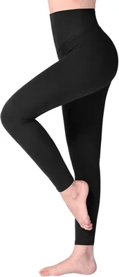 SINOPHANT Fleece Lined Leggings voor Vrouwen, Zachte, Elastic Opaque Belcontrole Legging, Thermisch Warm Winter Dik Yoga