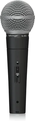 Microphone dynamique Behringer SL 85S à main - Cardioïde, Commutateur - Meilleur Prix