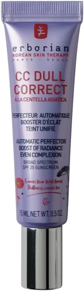 Erborian - CC Dull Correct - Perfecteur de Teint Automatique - Booster de Lumière Illuminant, Centella Asiatica - 85% Off