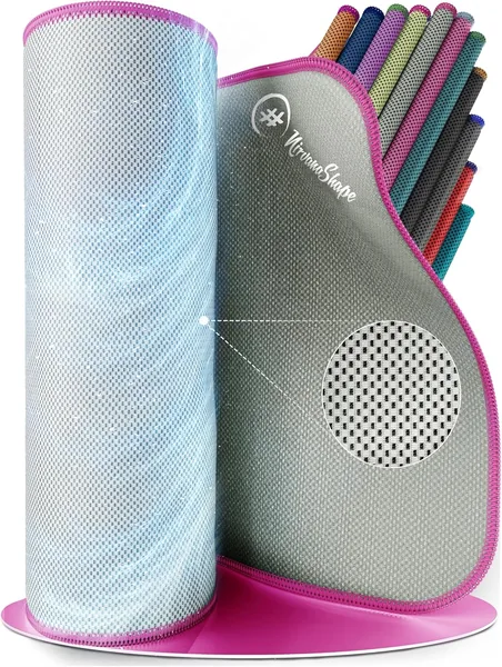 NirvanaShape 1 x Kühlschlauch - Mikrofaser-Kühlschlauch als Sporttuch für Fitness, Yoga, Sport, Golf - Eis-Tuch mit Coolmax