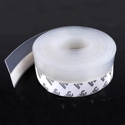 8m Silicone Door Strip - 35mm Weather Stripping