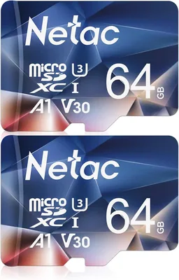 Carte mémoire Netac 2x64Go Micro SDHC A1 U3 V30, meilleure offre