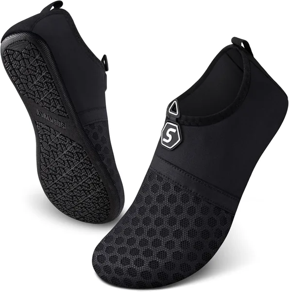 SEWAY Water Shoes Women Men Quick-Dry Beach Aqua Socks Barefoot Non Slip Swim Pool Outdoor Surf River Lake Yoga