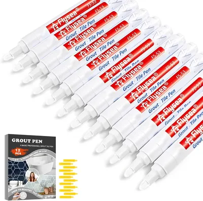 CHIMUYU Grout Pen 12 Pack Tile Marker Repair