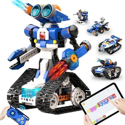 Apitor Robot J, STEM Toys for Kids Ages 8-12, Coding Robot, Building Kit