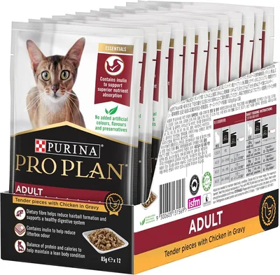Purina Pro Plan Adult Wet Cat Food Chicken 12x85g Best Deal