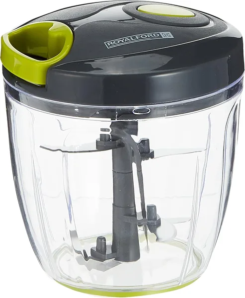 تشطيب الخضار والفاكهة Royalford Pull Chopper 5 شفرات، متعدد الألوان، RF9785 - توفير 9%