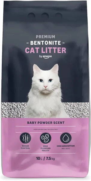 Bentonite Talcum Scented Cat Litter, 10L (Pack of 1) (Formerly Lifelong Brand)
