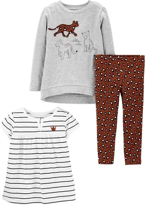 Conjunto de Brincar Simple Joys by Carter's - 3 Peças com Desconto de 17% (BRL 75.95)