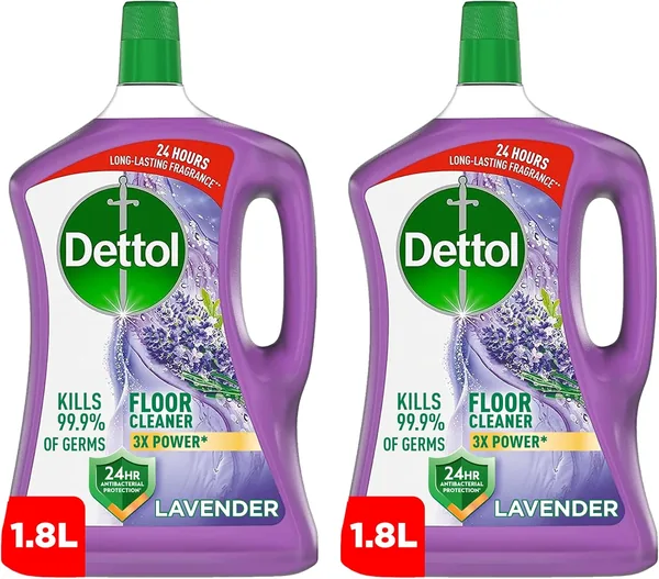 Dettol Power Floor Cleaner Lavender Scent 1.8L x 2