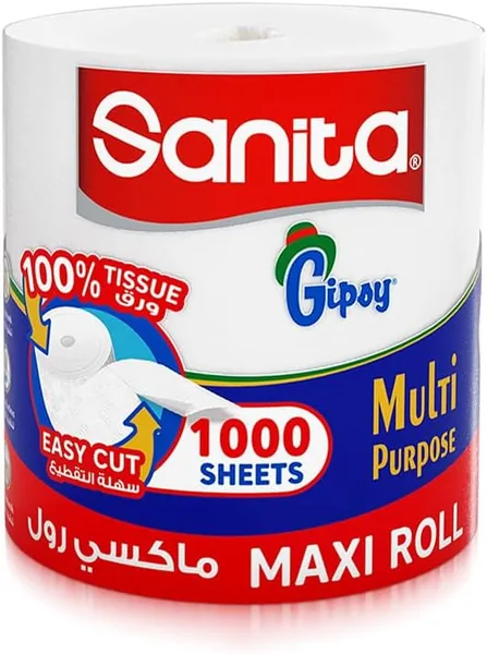 Sanita Gipsy Maxi Roll 1 Roll 1,000 Sheets