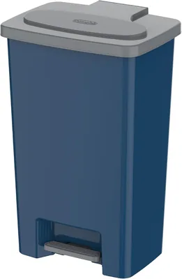 Cosmoplast Step-On Waste Bin, 44L, Pearl Blue - Best Deal