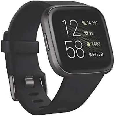 Fitbit Versa 2 Health Smartwatch - Black/Carbon