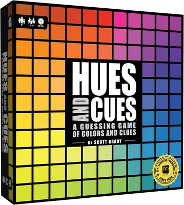 Hues and Cues Vibrant Color Guessing Game