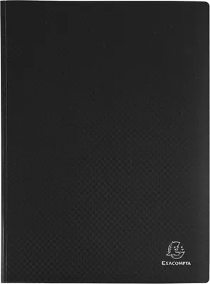 Exacompta - Ref 8851E - 1 OPAK document holder - 50 poches lisses cristallines - 100 feuilles - pour format A4 - taille 24 x 32 cm - cov