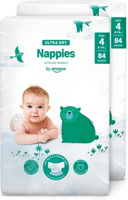 Mama Bear - 168 ultra-dry Windeln - Größe 4 (8-14 kg) | Best Deal