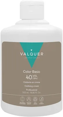 VALQUER Oxygenated Water in Stabilized Cream 40 Volumes 12% | 500 ml | Oxidizer for Permanent Hair C