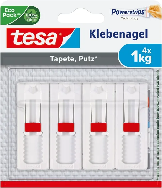 TESA Height-Adjustable Adhesive Nail for Wallpaper and Plaster