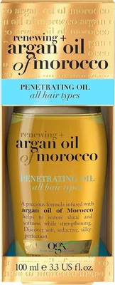OGX Argan of Morocco Extra Penetrating Oil for Dry and Damaged, Intense Hydration and Frizz Control,