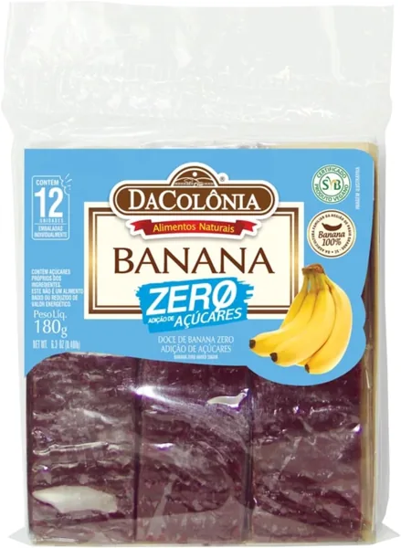 DaColônia Banana Zero Cartela 180G com 82% de Desconto