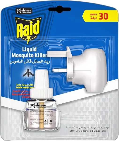 Raid Mosquito Repellent for 30 Nights Protection
