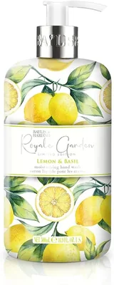Baylis & Harding Royale Garden Lemon & Basil Hand Wash 500ml Luxury Scented Hand Care