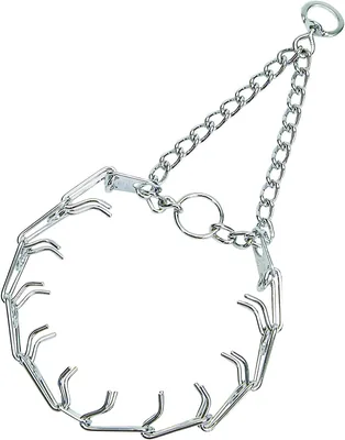 Herm SPRENGER Ultra-Plus Prong Dog Collar, 14" Neck, Chrome Plated Steel