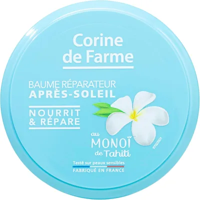 Corine de Farme - Balm Réparateur Après-Soleil - Soin Hydratant et Nourrissant - Beauté Naturelle - Monoi de Tahiti, Beurre de Mango - Isla (85% Off)