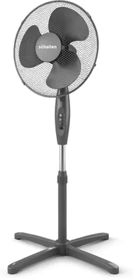 Schallen 16" Electric Oscillating Floor Fan (Grey) Best Deal