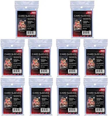 Ultra Pro Kaarthouders, Penny Sleeves, Standaard, Zacht, voor Trading Cards zoals Pokemon, Magic, Sportkaarten - Standaardgrootte