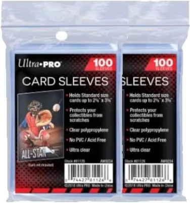Ultra Pro Kaarthouders, Penny Sleeves, Standaard, Zacht, voor Collectiekaarten zoals Pokemon, Magic, Sportkaarten - Standaardgrootte
