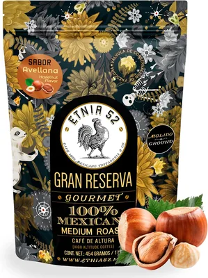 Café Molido de Altura - Sabor Avellana | 454gr | Tostado Medio | Sin azúcares añadidos | 100% Arábica | Certificación Kosher - 5% de Descuento